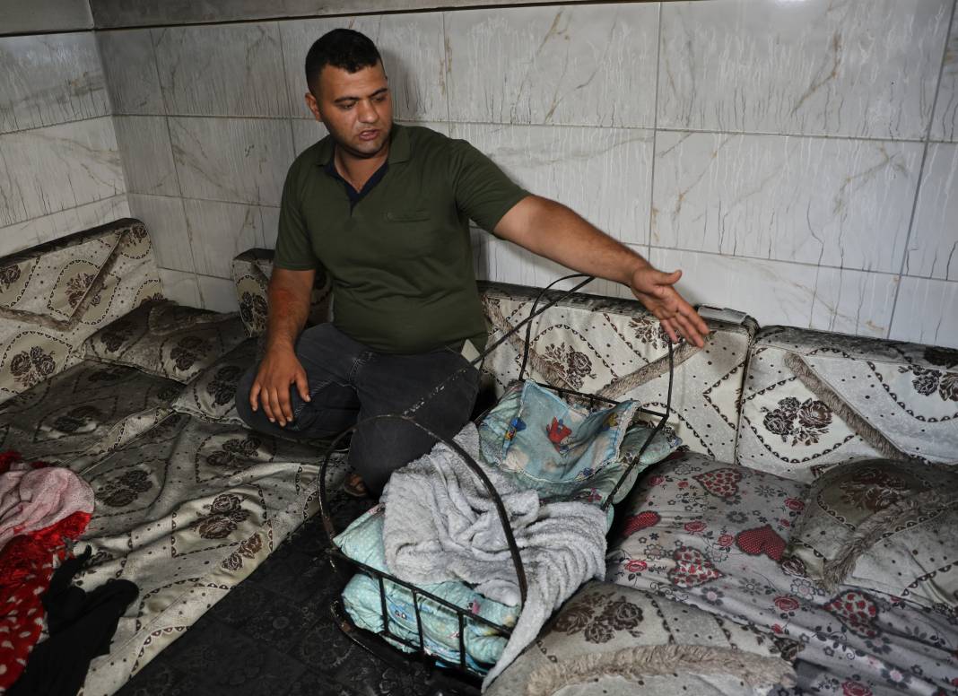 Uykudayken dehşeti yaşadılar! Üç çocuklu ailenin evi molotofla kundaklandı 8